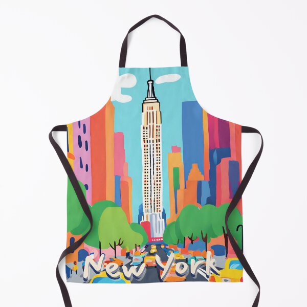 Item preview, World travel fly to New York , USA in cute colorful brafdesign designed and sold by Brafdesign.