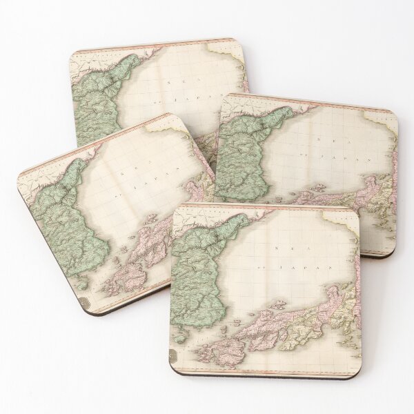 Item preview, Vintage Map of Japan and Korea (1809) designed and sold by BravuraMedia.