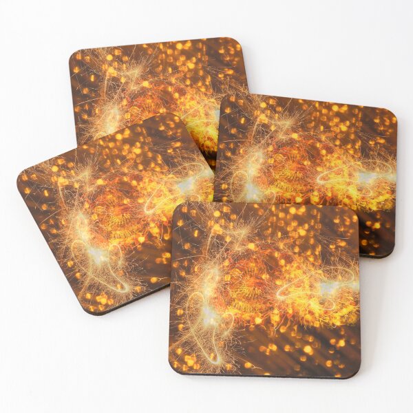 Item preview, Abstract Art - Golden designed and sold by CorvegaDesigns.