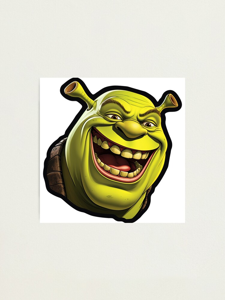 Shrek 3 - Shrek Confused Photographic Print for Sale by volkaneeka