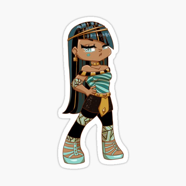 Cute fashionable mummy girl Sticker