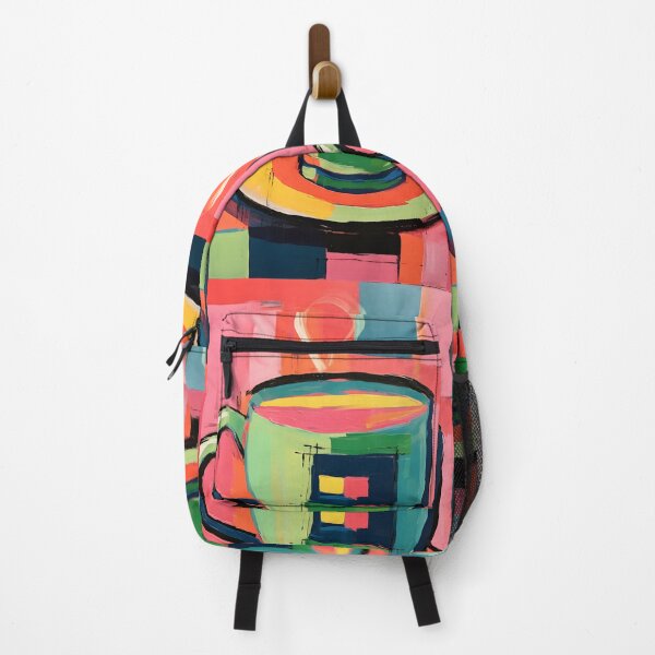 Item preview, Vivid Brew - Fauvist Expressionism in a Primitivist Tondo with a Striking Coffee Cup AI Generated designed and sold by OlfactoART Studio.