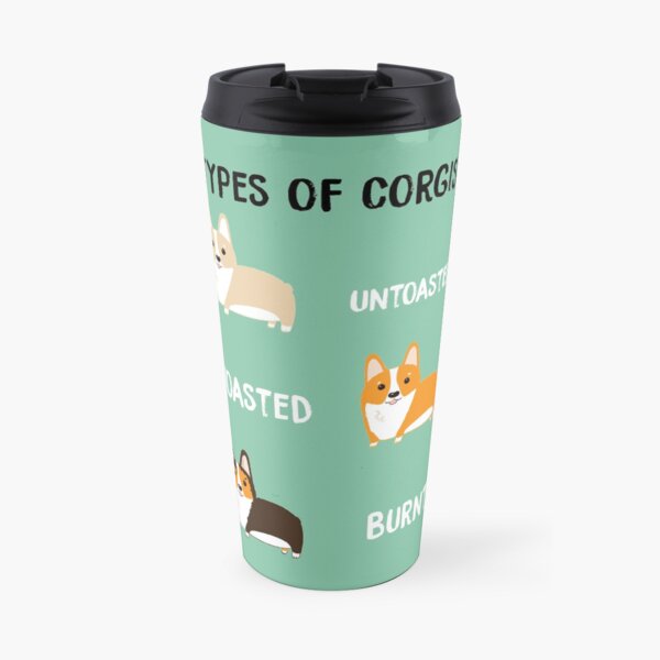 Types of Corgis Travel Mug