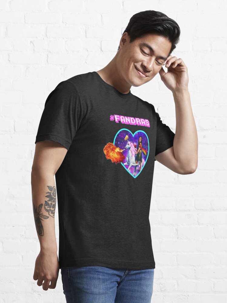 Alternate view of #FANDRAS Essential T-Shirt