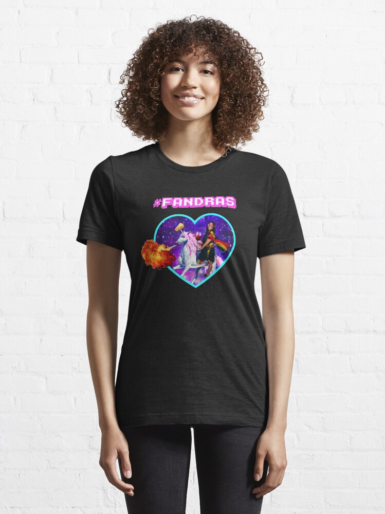 Alternate view of #FANDRAS Essential T-Shirt
