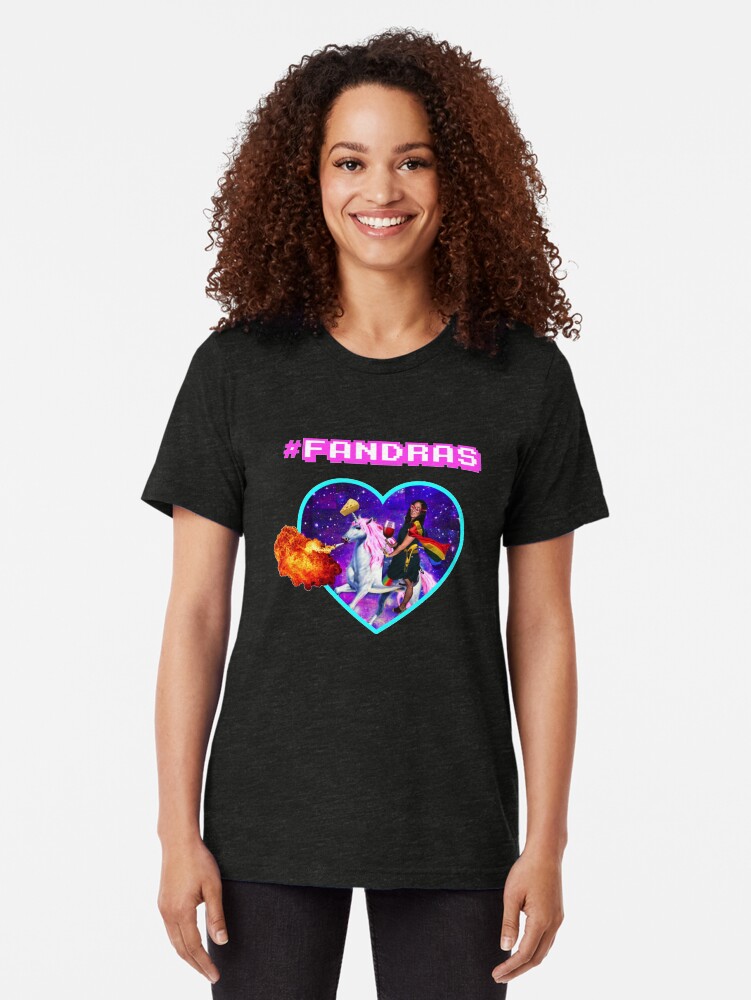 Alternate view of #FANDRAS Tri-blend T-Shirt