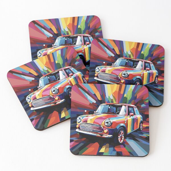 Item preview, Vibrant Mini Cooper Colors designed and sold by inkArtistryfine.