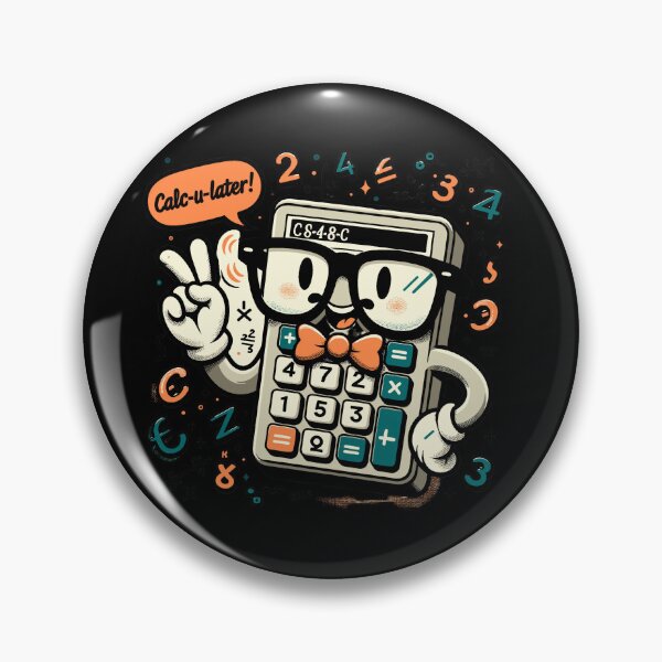Item preview, Calc-u-later funny calculus calculator geek designed and sold by ElLocoMus.