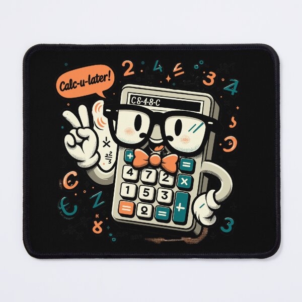 Item preview, Calc-u-later funny calculus calculator geek designed and sold by ElLocoMus.
