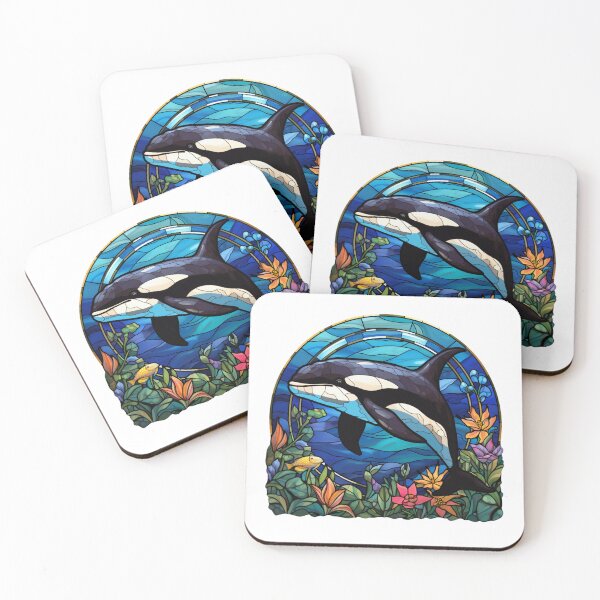 Item preview, Orca a.k.a Killer Whale designed and sold by stainedglass101.