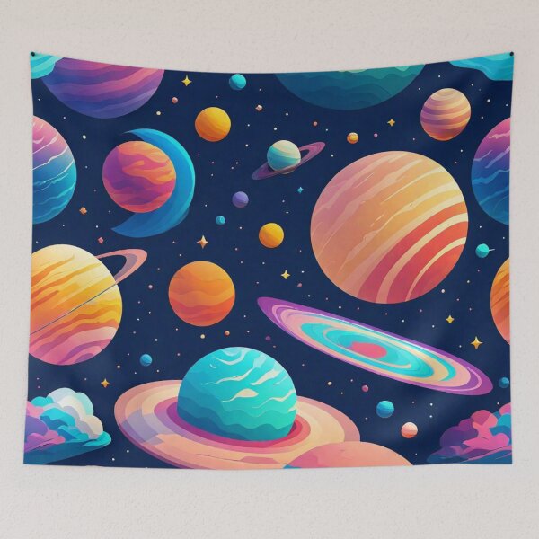 Item preview, 003 Planets and Galaxy designed and sold by Alexis Art Collection.