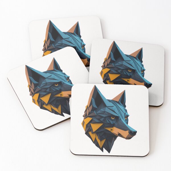 Item preview, ferocious brave wolf mascot designed and sold by CrisFer1.