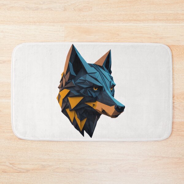 Item preview, ferocious brave wolf mascot designed and sold by CrisFer1.
