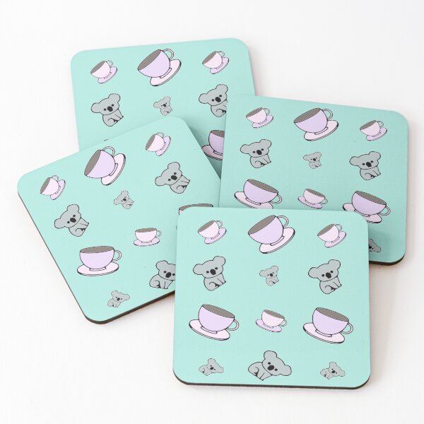 Item preview, Koala and coffee pattern  designed and sold by Wisnak SHOP.