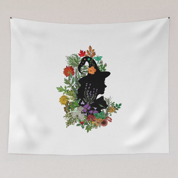 Item preview, The Witch's Garden Silhouette  designed and sold by IrishVikingDesigns.
