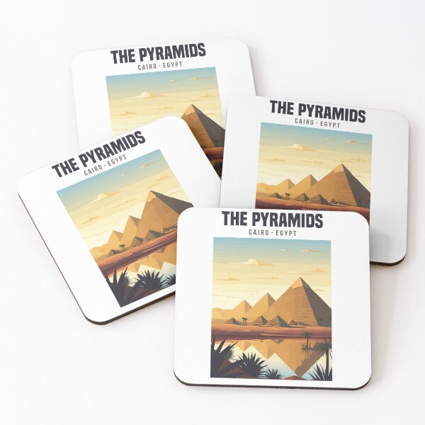 Item preview, The Pyramids, Cairo, Egypt travel poster designed and sold by Travel-Graphix.