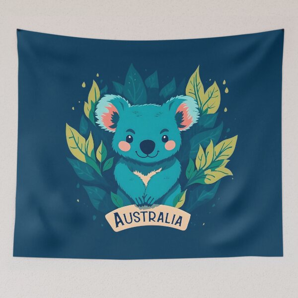 Item preview, The Land of the Koalas designed and sold by bynarf.