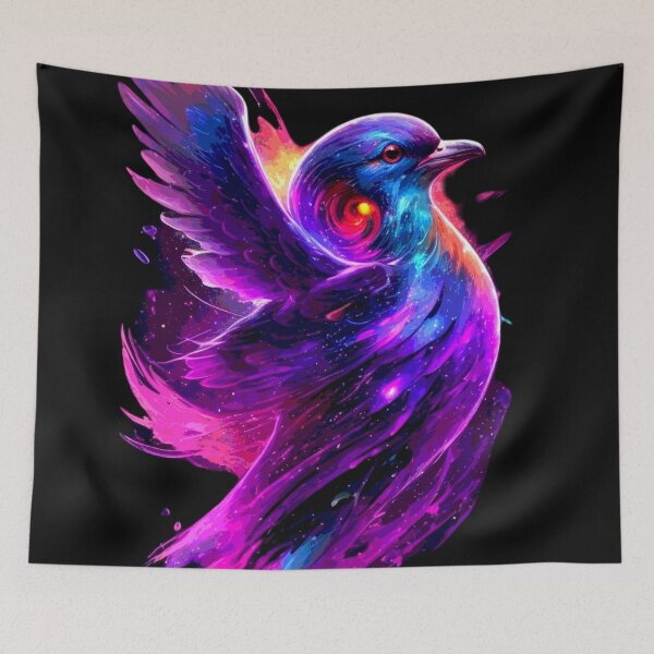 Item preview, Neon City Dove: Glowing Bird of Peace designed and sold by Journey-North.