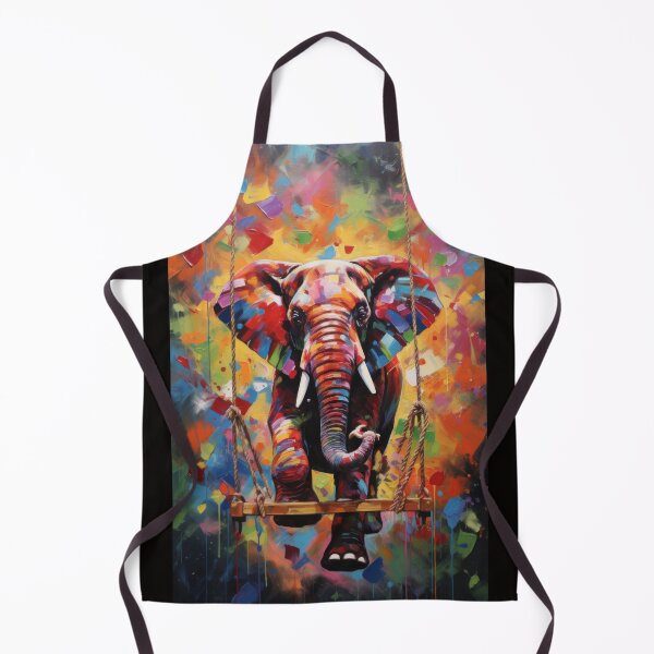 Item preview, Colorful Colors Splash Elephant Painting designed and sold by FireFXStudio.