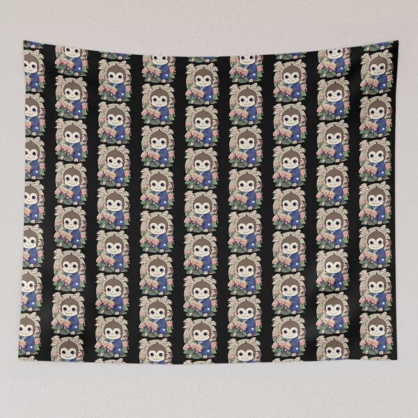 Item preview, Chibi Monkey in flowers designed and sold by EuropeanPrints.