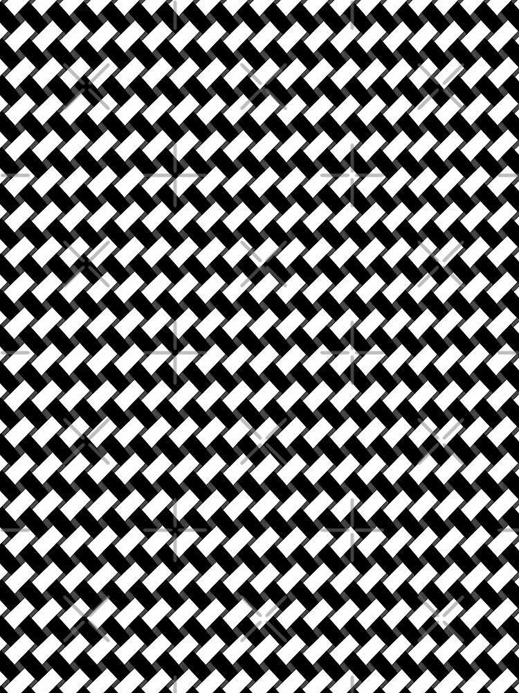 Thumbnail 3 of 3, Scarf, Houndstooth Pattern designed and sold by SideSignal.