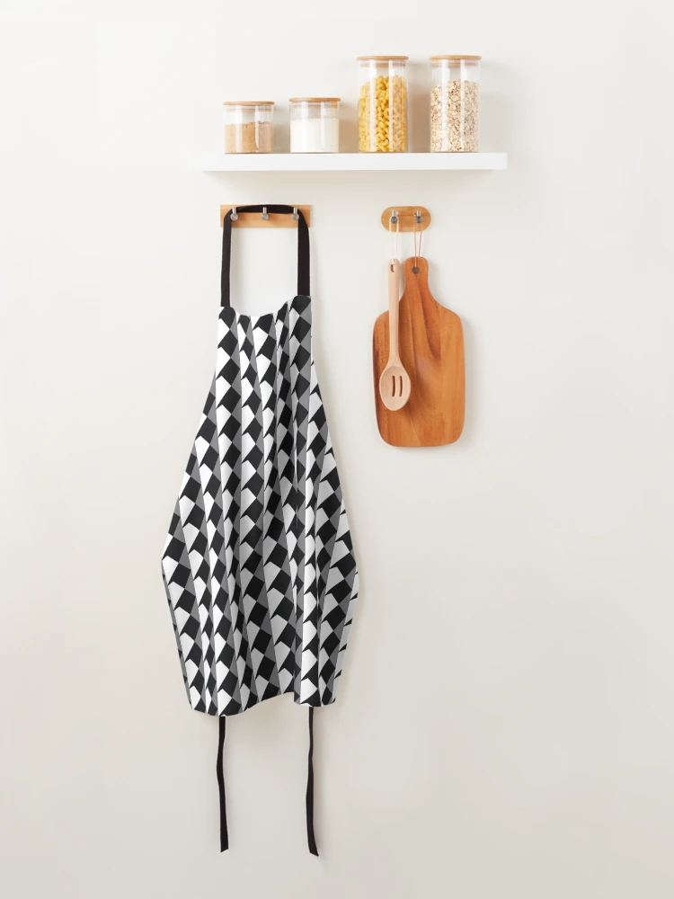 Thumbnail 4 of 6, Apron, Houndstooth Pattern designed and sold by SideSignal.