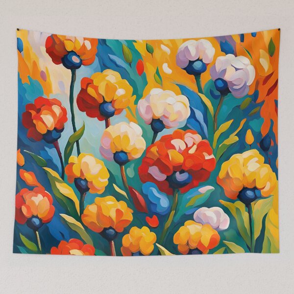 Item preview, Impressionist Flowers Pattern. designed and sold by ARichArts.