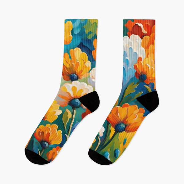 Item preview, Neo Impressionist Flowers Pattern. designed and sold by ARichArts.
