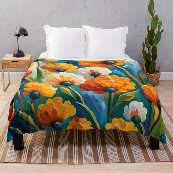 Item preview, Neo Impressionist Flowers Pattern. designed and sold by ARichArts.