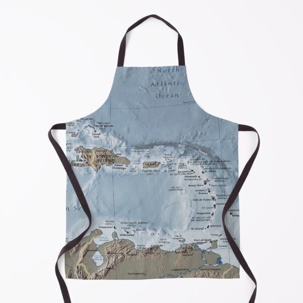 Item preview, Caribbean Relief Map (2002) designed and sold by BravuraMedia.