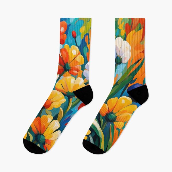 Item preview, Neo Impressionist Flowers Pattern. designed and sold by ARichArts.