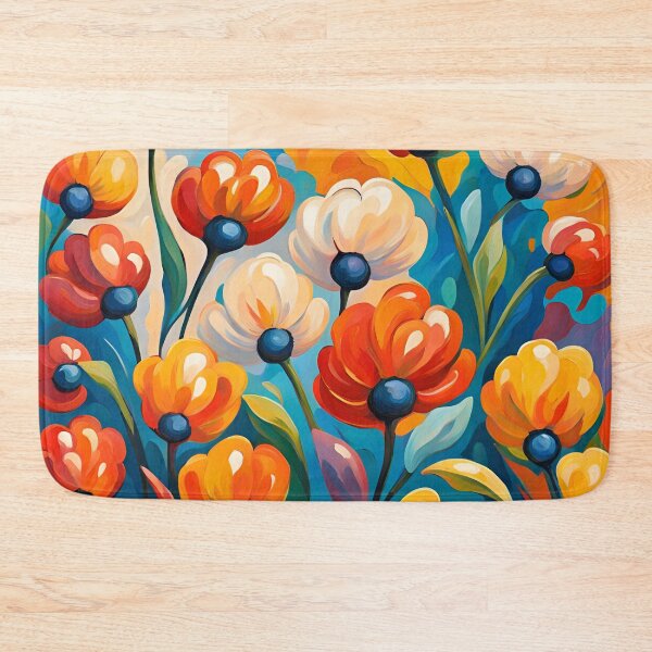 Item preview, Neo Impressionist Flowers Pattern. designed and sold by ARichArts.