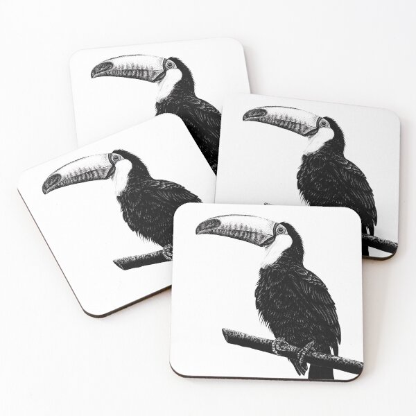 Item preview, Toco toucan illustration designed and sold by LorenDowding.