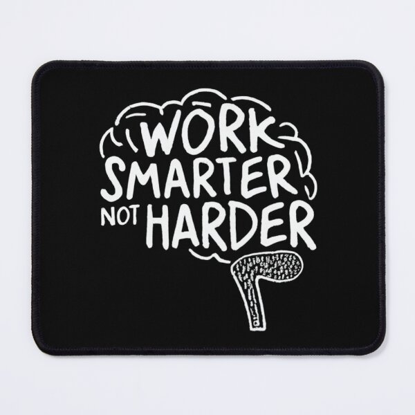 Item preview, Work Harder Not Smarter Graphic T shirt Design, Simple Trendy, Catchy, Inspirational Quote designed and sold by ItalianBoogers.