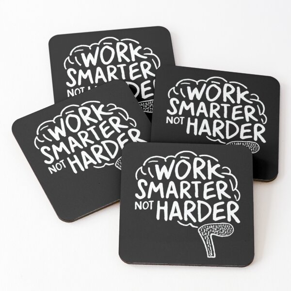 Item preview, Work Harder Not Smarter Graphic T shirt Design, Simple Trendy, Catchy, Inspirational Quote designed and sold by ItalianBoogers.