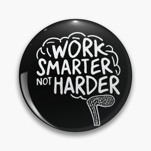 Item preview, Work Harder Not Smarter Graphic T shirt Design, Simple Trendy, Catchy, Inspirational Quote designed and sold by ItalianBoogers.