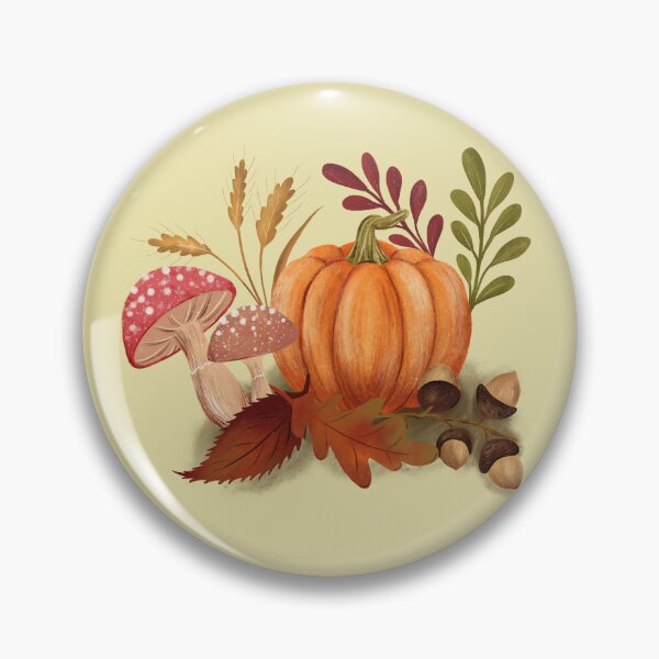 Item preview, Pumpkin, mushroom and Acorns designed and sold by ByAllyAlly.