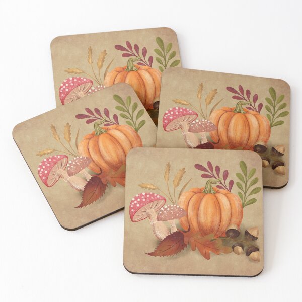 Item preview, Pumpkin, mushroom and Acorns designed and sold by ByAllyAlly.