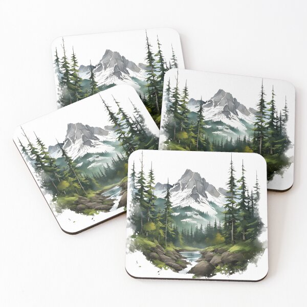Item preview, Watercolor Forest Scene designed and sold by KSimpson838.