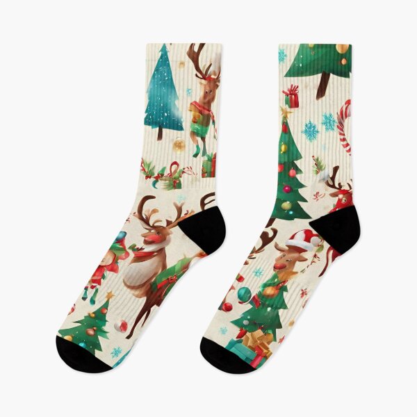 Item preview,  Christmas socks designed and sold by StyleSketch.