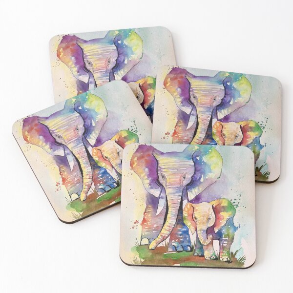 Item preview, ELEPHANTS IN HARMONY designed and sold by Quintanart.
