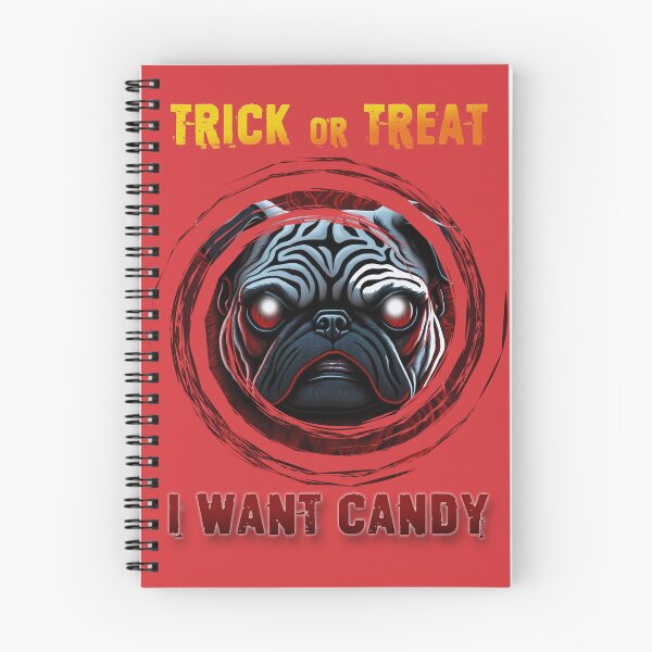 Item preview, Pug of Fear 2 TRICK or TREAT designed and sold by RedBluffTraders.