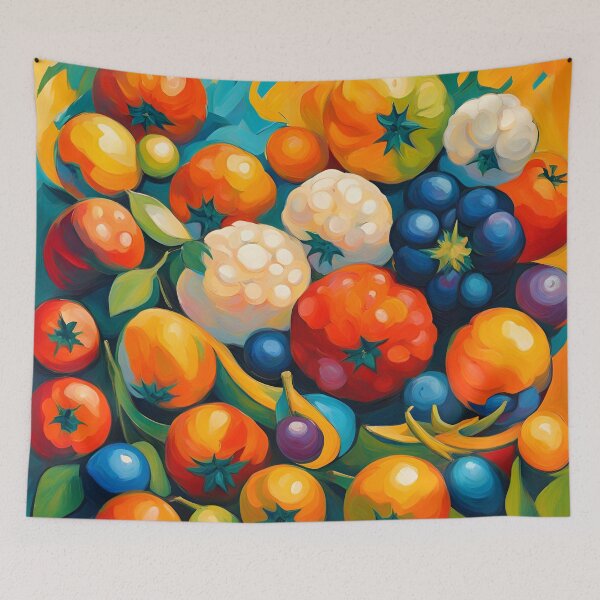 Item preview,  Neo Impressionist Fruits Pattern. designed and sold by ARichArts.