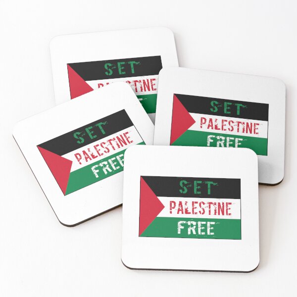 Item preview, Set Palestine Free Art Flag designed and sold by AJ  Liber.