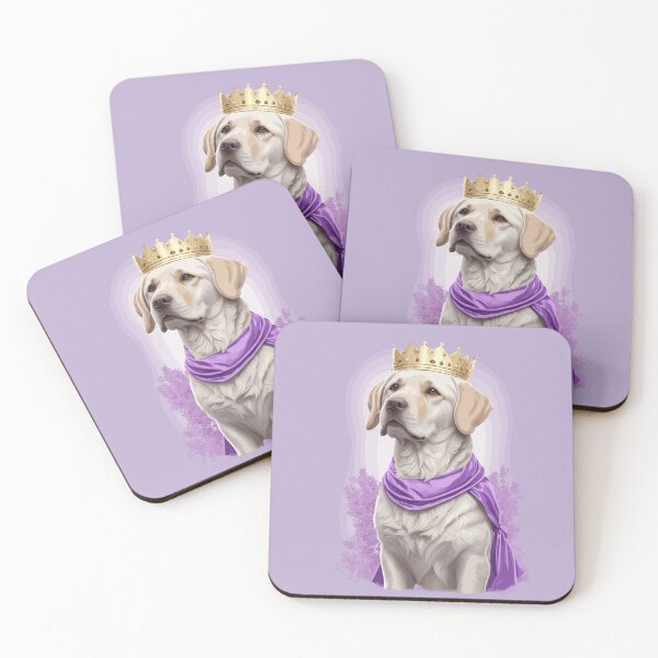 Item preview, Royal Retrieval: Labrador Golden Retriever in Regal Attire designed and sold by cutie1pie1dogs.