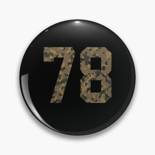 Item preview, Army Camouflage Number 78 - Sports Numbers designed and sold by NECHSTORE.