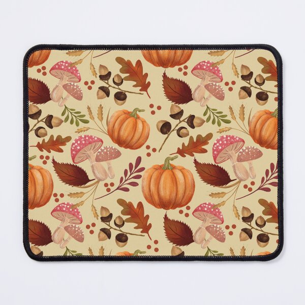 Item preview, Pumpkin, Mushroom and Acorns Pattern designed and sold by ByAllyAlly.
