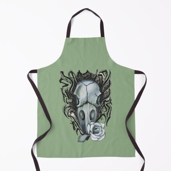 Item preview, Animal skull and rose designed and sold by KnowingWonder.