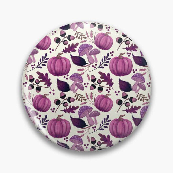 Item preview, Pumpkin, Mushroom and Acorns Pattern designed and sold by ByAllyAlly.