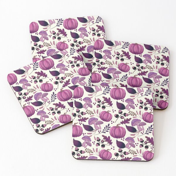 Item preview, Pumpkin, Mushroom and Acorns Pattern designed and sold by ByAllyAlly.